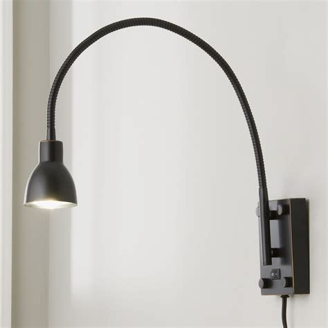 gooseneck wall mount reading light